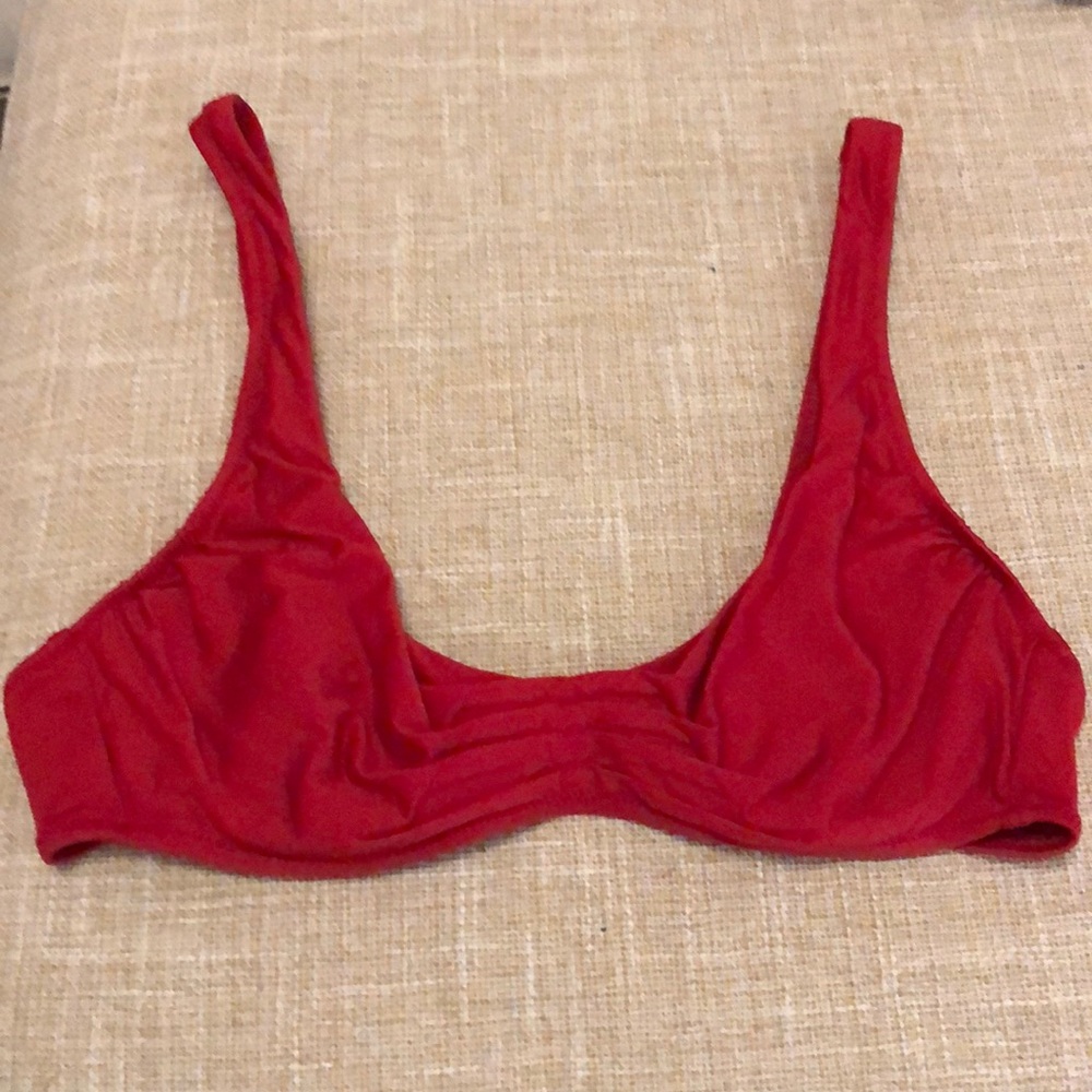 La Perla Anna Club red bikini top size 42/6 NEW